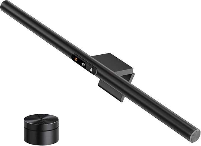 LYMAX Monitor Light Bar, Eye-Care USB Computer Lamp with Wireless Remote, Motion Sensor, Fit for All Monitor, Adjustable Color Temperature/Brightness, No Screen Glare for Home Office Gaming Desk Lamp