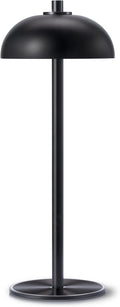 Cordless Table Lamp Rechargeable - 5000mAh Battery Powered Table Light, 3 Color Stepless Dimmable LED Table Lamp with Memory Function for Indoor, Outdoor, Dinner, Home, Restaurant.(Black)