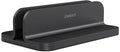 Aluminum Laptop Vertical Stand Organizer, Sturdy Laptop Computer Holder Desktop Stand Compatible with new Retina Apple MacBook Pro/Air/Neo, Mac mini & iPad Pro - Black