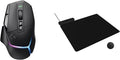 Logitech G502 X Plus Lightspeed Wireless Gaming Mouse + Powerplay 2 Wireless Charging Mouse Pad Bundle - Black
