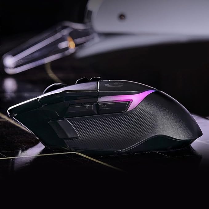 Logitech G502 X Plus Wireless Gaming Mouse: Optical Switches, LIGHTSYNC RGB, 13 Buttons, Infinite Scroll Toggle, <130 hr Battery Life, USB-C, PowerPlay Wireless Charging Capable, for PC/MacOS - Black