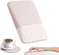 Ospelelf Mouse Pad with Wrist Rest Ergonomic Comfortable Mousepad Wrist Support for Computer Solid Pink