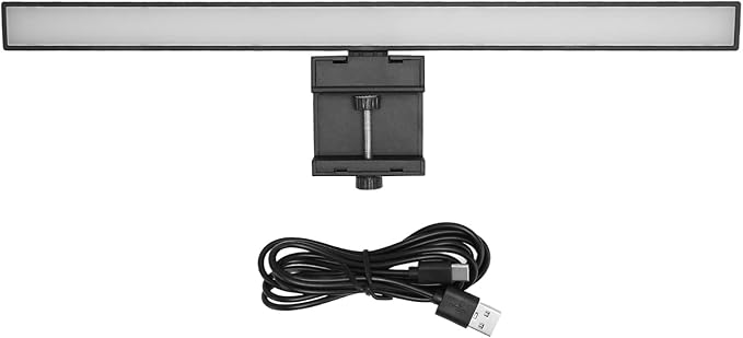 Dioche Monitor Light Bar with Touch Control and Timing Function Type C Port 3 Color Modes Computer Monitor Lamp for Work and Study