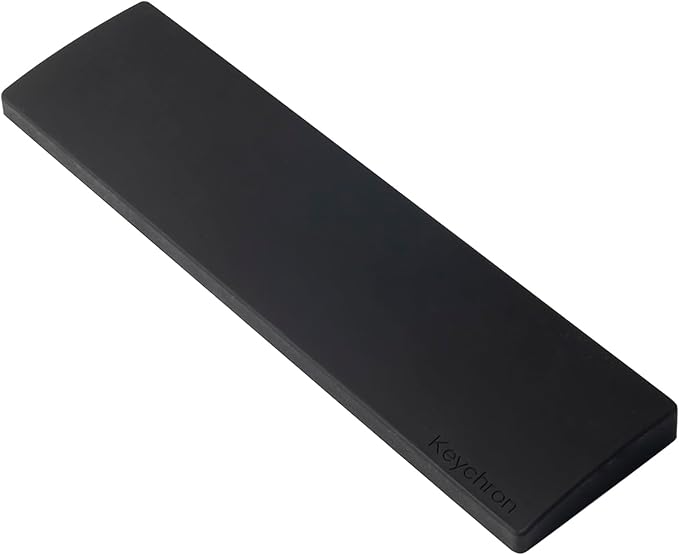 Ergonomic Silicone Wrist Rest for Keychron Q3 / Q3 Max / V3 / V3 Max / C3 Pro, 14.37" Honeycomb Non-Slip Palm Rest, 80% TKL Mechanical Keyboards with Comfortable Typing