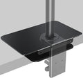MOUNT PRO Monitor Mount Reinforcement for Thin Desk and Other Fragile Table Tops, Steel Bracket Plate Fits Monitor Arm Desk Stand C Clamp Installation
