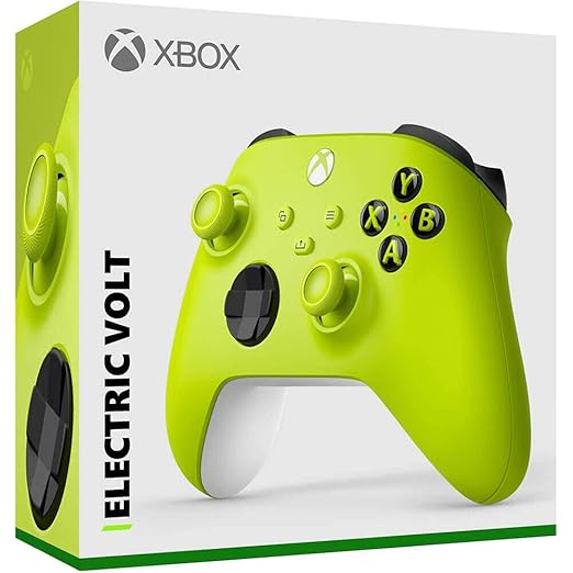 Xbox Core Wireless Gaming Controller – Electric Volt Series X|S, One, Windows PC, Android, and iOS