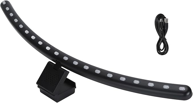 MAVIS LAVEN 2 in 1 RGB Monitor Light Bar, Curved Design with Touch Control, Eye Caring Lighting for Gaming and Music Lovers