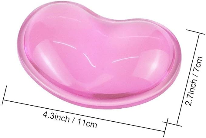 Gel Keyboard & Mouse Wrist Rest Set - Keyboard Wrist Rest Pad & Mouse Support for Office Gaming Pad Computer Laptop Ergonomic Comfortable Wrist Support - Pad Set (Mouse Support Only)