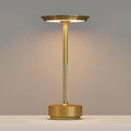 Rechargeable Cordless Table Lamps,Portable 5000mAh Table Light Touch 3 Color Stepless Dimming Battery Powered LED Table Lamp for Restaurant/Bars/Outdoor Party/Camping(Gold)