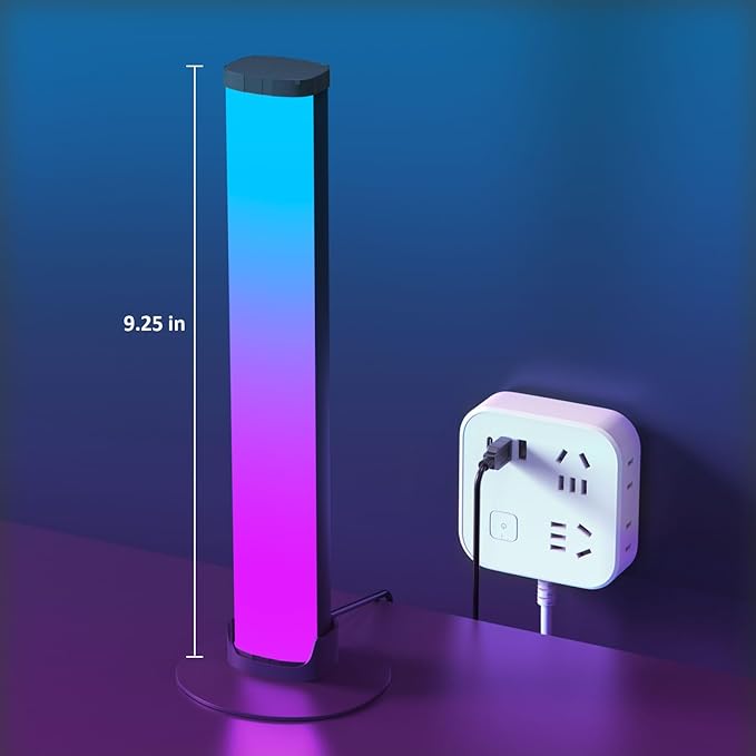 RGB Light Bar,Smart LED Light Bar for Room,Dynamic Music Sync Ambient Lamp,16 Million Colors Gaming TV Backlight, Remote Control Smart Lights for Room Gaming Equipment Decoration (Multi-Color)