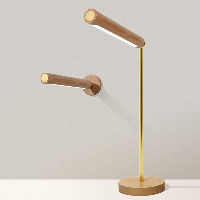 LED Desk lamp Rechargeable Magnetic Cordless Desk Lamp,Table Lamps with Stepless dimming Touch Control Reading lamp 4000k Natural Light Eye Protection for Home Office Bedside Bedroom Dorm Room Decor