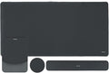 MOSISO Keyboard Mouse Pad Set, Large Gaming Mouse Pad&Rectangular Keyboard Wrist Rest&Mousepad with Wrist Rest&Coaster, Ergonomic Non-Slip&Easy Typing Pad with Curved Silicone Lining, Slate Gray