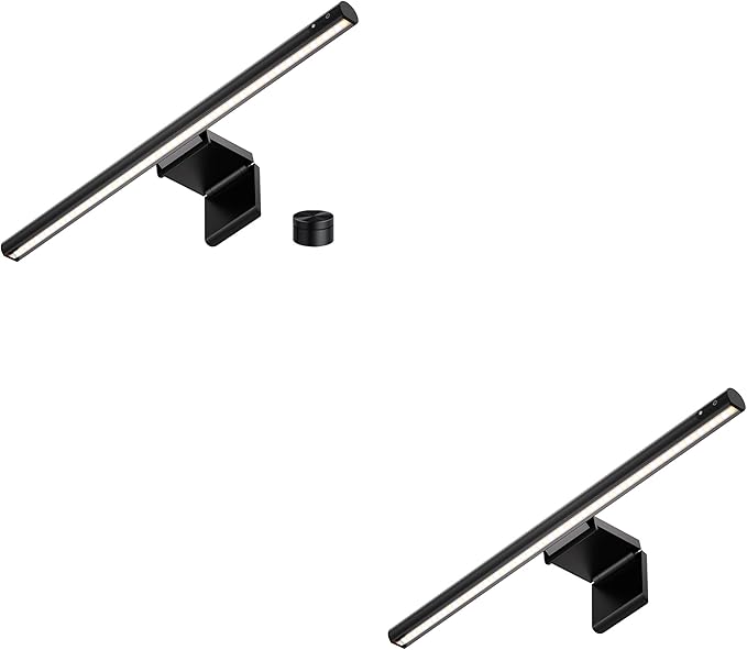 LYMAX Monitor Light Bar, Eye-Care USB Computer Lamp Dimmable Screen Light Bar, Fit for All Monitor with Wireless Controller, Backlight, No Screen Glare, Space Saving for Home Office Gaming Desk