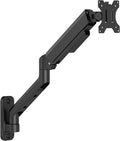 ARES WING Single Monitor Wall Mount for 17-40 Inch Ultrawide Screens, Heavy Duty Monitor Arm Up to 26.4 lbs, Fully Adjustable Wall Mount, VESA 75x75/100x100 Compatible, Black