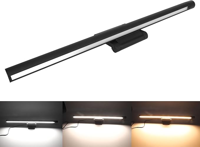 Computer Monitor Lamp, Dimmable Screen Monitor Light Bar, USB Powered LED Computer Screen Lamp for Students, Graphic Designers and Business Workers