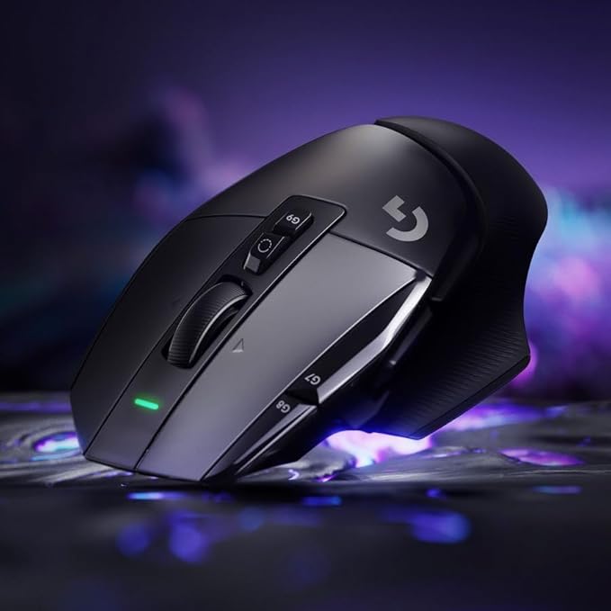 Logitech G502 X Lightspeed Wireless Gaming Mouse: Optical Switches, 13 Buttons, <140 hrs Battery Life & USB-C, Infinite Scroll Toggle, PowerPlay Wireless Charging Capable, for PC/MacOS - Black