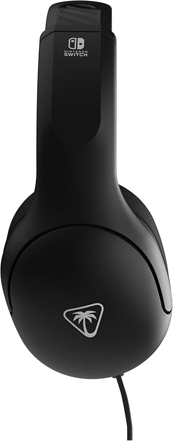 Turtle Beach Airlite Fit Wired Gaming Headset: Officially Licensed for Nintendo Switch, Nintendo Switch Lite & OLED Model - Flip-to-Mute Mic, Over-Ear Comfort Cushions, 40mm Speakers - White & Black