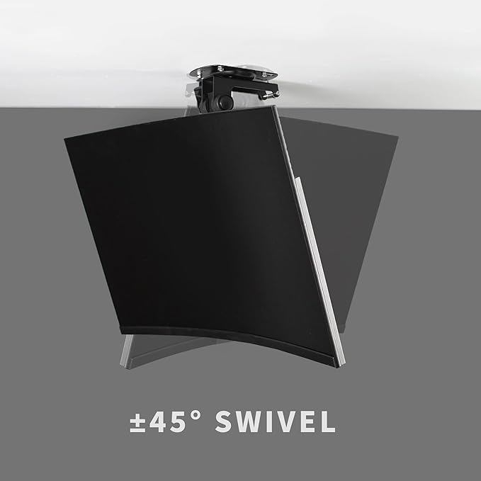 VIVO MOUNT-M-FD27 Manual Folding Ceiling Mount for 13-27 inch Flat Screens, Tilt Roof, Under Cabinet Mount for LCD TVs and Monitors