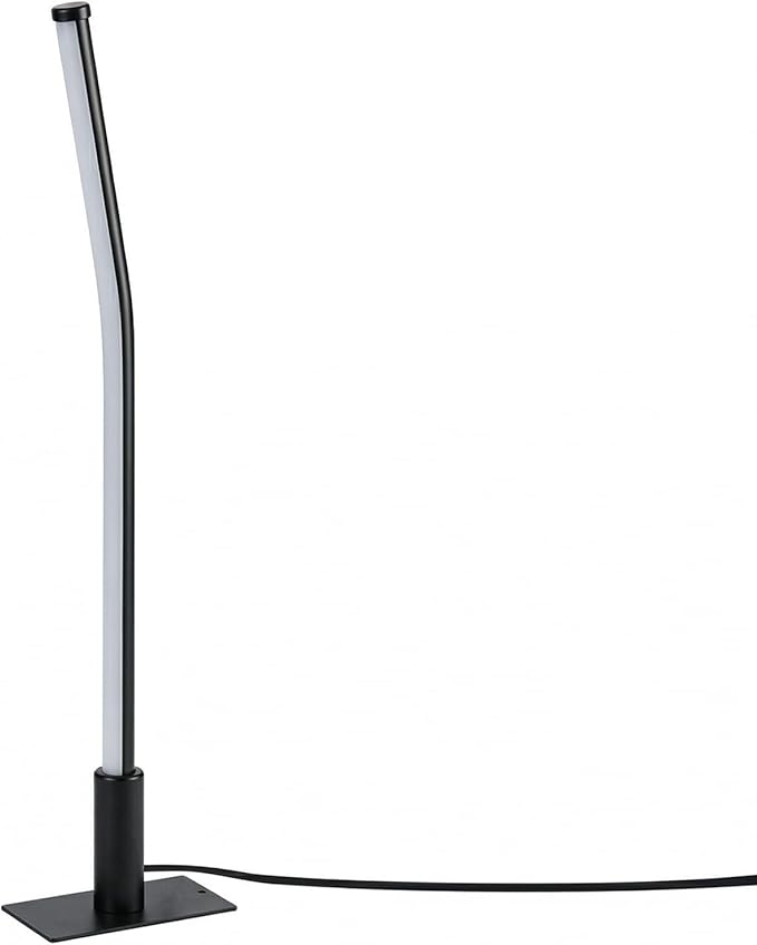 LED Desk Lamp,Touch Control Bedside Lamp with 3 Color Temperatures and Stepless Dimming,6W Modern Slim Table Lamp for Bedroom Nightstand,Living Room or Office,Black