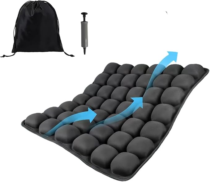 Sondor Travel Seat Cushion-Airplane seat Cushion for Long Flights, Inflatble Cushion for Office，Chairs,Car and Wheelchair.Portable and Ergonomically Designed Cushion.