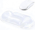 Ospelelf Clear Gel Wrist Rest for Mouse Ergonomic Cushioned Support for Typing & Gaming, Relief Carpal Tunnel, Wrist Pain, Sweat-Proof & Cooling Gel, Comfort for Office, Computer, Programmer, Gamer