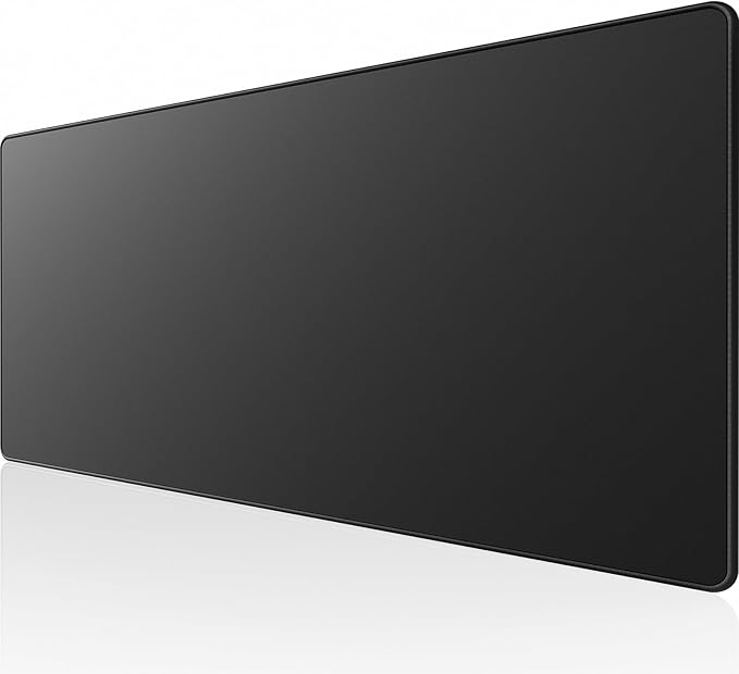 KTRIO Large Gaming Mouse Pad Desk Mat, Superior Micro-Weave Cloth for Precise Mouse Control, Non-Slip Rubber Base, Stitched Edges, Water-Resistant, for Gamer, Office & Home, 31.5" x 11.8" inches