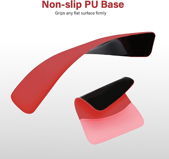 MOSISO Wrist Rest Support for Mouse Pad&Keyboard Set, Rectangular Ergonomic Mousepad Non-Slip Base Home/Office Easy Typing Pad with Neoprene Cloth&Raised Silicone Lining, Red