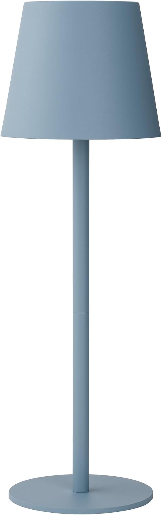 Versa LED Cordless USB-C Re-Chargeable Desk Lamp, 5200mAh Battery Operated with 3 Color Temperature 2700K-3000K-3500K and Fingertip Touch On/Off Plus Dimming with Two 5in Adj Height Stems in Sky Blue