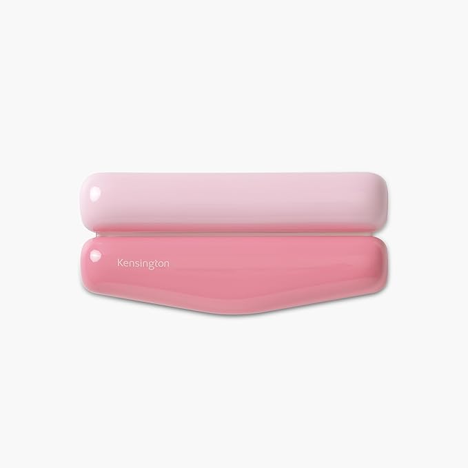Kensington Duo Gel Mountain Mouse Wrist Rest Support Cushion for Mice & Trackballs, Ergonomic Mouse Wrist Support, Comfortable Non-Skid Gel, Pink 6.69" x 3.09" x 0.76" K62826WW