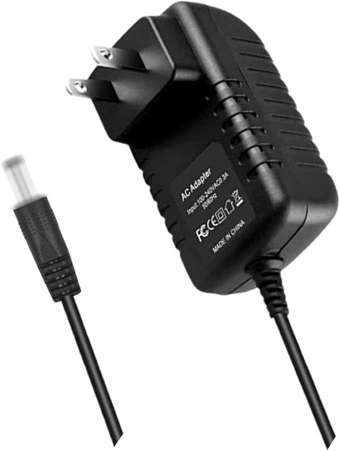 AC Adapter Replacement for MediAcous ME-0971 ME0971 LED Desk Lamp Metal Polarized Architect Clip Light Gesture Sensing Switch Swing Arm Clamp 24VDC Power Supply Mains PSU, Black