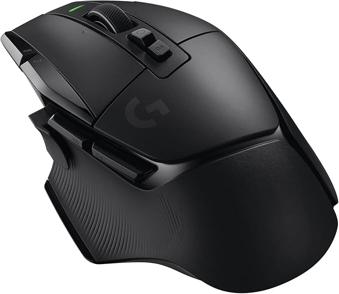 Logitech G502 X Lightspeed Wireless Gaming Mouse: Optical Switches, 13 Buttons, <140 hrs Battery Life & USB-C, Infinite Scroll Toggle, PowerPlay Wireless Charging Capable, for PC/MacOS - Black