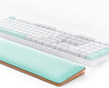 COLORCORAL Wrist Rest for Computer Keyboard Durable Leather Wrist Support with Memory Foam Ergonomic Wooden Arm Rest Wrist Pad for Typing Pain Relief Comfort for Office, Gaming