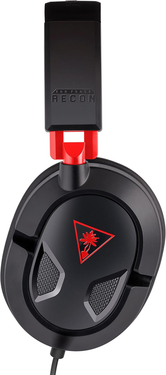 Turtle Beach Recon 50 Wired Gaming Headset - PC, Mac, PS4, PS5, Xbox Series X|S & Xbox One, & Mobile/Tablet with 3.5mm Removable Mic, 40mm Speakers, & In-line Controls – Black