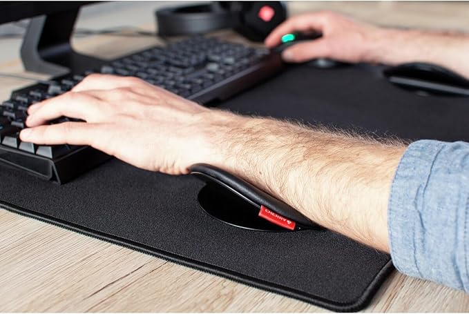 CHERRY SLIDEPAD Ergo Sliding armrest to Improve ergonomics at the Workplace. Full Freedom of Movement with a Comfortable Posture at the Same time