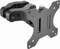 VIVO Steel Universal Bracket Pole Mount with Removable 75mm and 100mm VESA Plate, Fits up to 30 inch Screens, Black, MOUNT-POLE01