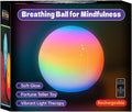 YESIE 'Breathing Ball'| Visual Meditation Tool Accessories for Mindfulness| Sound Guided| Calm Down from Stress & Anxiety Relief | Night Lamp for Adults & Kids| Sleep Aid| Remote Control