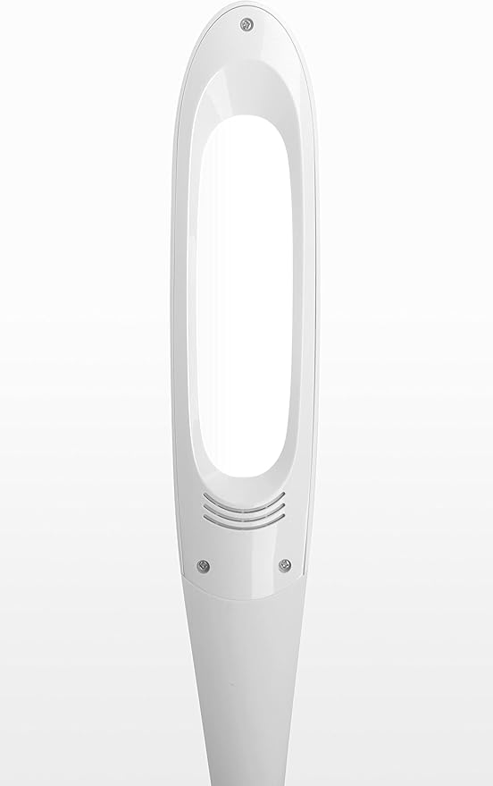 ViSee Super High Brightness LED Desk Lamp with 5-Level Brightness Touch Control, Folding Goose Neck, and Two USB Charging Ports