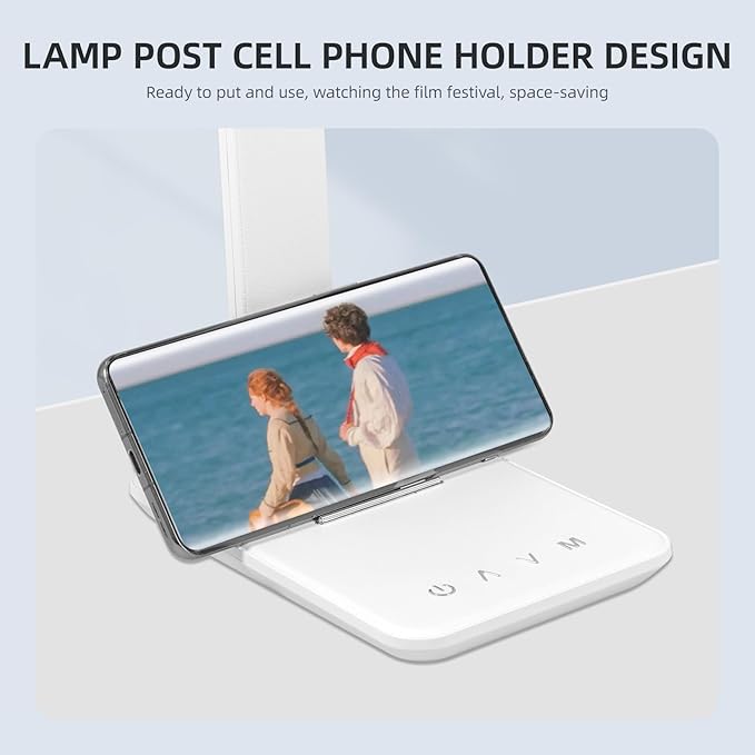 LED Desk Lamp, Dimmable Table Lamp with 5 Colors and 5 Brightness Levels, Reading Light with USB Charging Port, Touch Control for Children, Bedroom, Reading, Offices