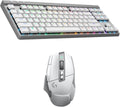 Logitech G502 X Lightspeed Wireless Gaming Mouse + G515 TKL Wireless Gaming Keyboard (Tactile) Bundle: White
