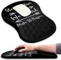 Mouse Pad Wrist Support, Ergonomic Mouse Pad with Massage Dot, Comfortable Computer Mouse Pad for Laptop, Wrist Rest Mousepad with Non-Slip PU Base for Office & Home, 12 x 8 in