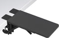 BONTEC Desk Extender Tray, 11.8"x5.9" Table Mount Arm Wrist Rest Shelf, 90°Foldable Elbow Support, Clamp on Computer Arm Rest for Desk, Office & Home Use, Durable & Easy to Install