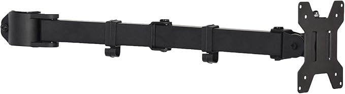 VIVO Fully Adjustable Single Monitor Arm for Desk Mount Stand, Monitor Arm for 1 Screen up to 27 inches, Black, PT-SD-AM01A