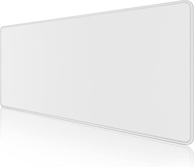 Dapesuom Large Gaming Mouse Pad, Extended Mouse Mat with Stitched Edges, Full Size Keyboard Pad with Non-Slip Base, Big XXL Computer Desk Mats for Gamer, Laptop, Office, 31.5 x 15.7in, Space Gray