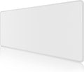 Dapesuom Large Gaming Mouse Pad, Extended Mouse Mat with Stitched Edges, Full Size Keyboard Pad with Non-Slip Base, Big XXL Computer Desk Mats for Gamer, Laptop, Office, 35.5 x 15.7in, Space Gray