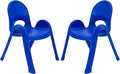 Children’s Factory Value Stack 13" Child Chair, Royal Blue, 2 Pack, Stackable Ergonomic Seating Solution for Classrooms and Homeschools