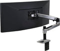 Ergotron – LX Monitor Arm, Single Monitor Desk Mount – fits Flat Curved Ultrawide Computer Monitors up to 34 Inches, 7 to 25 lbs, VESA 75x75mm or 100x100mm – Polished Aluminum