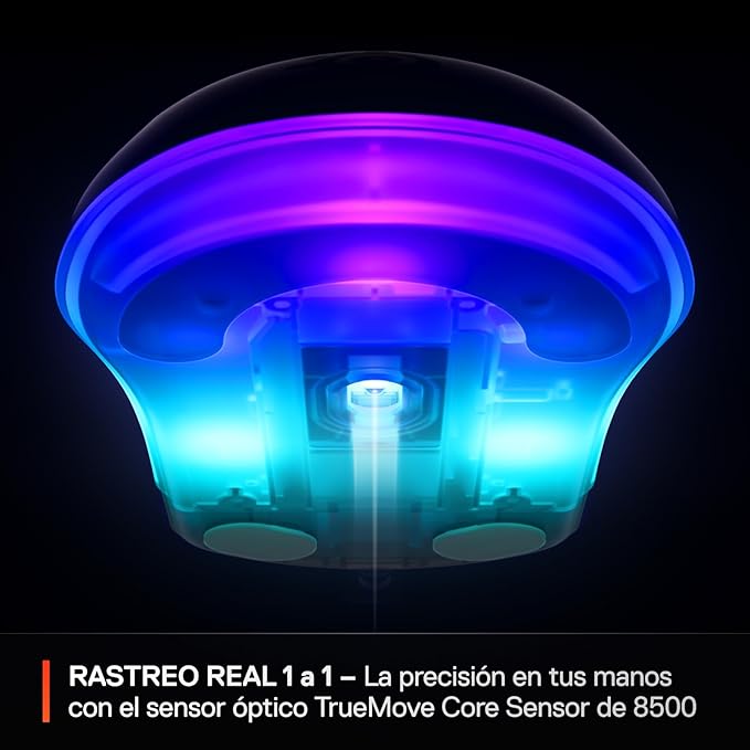 SteelSeries Rival 3 Gen 2 Gaming Mouse — 8500 DPI TrueMove Core Optical Sensor — 60 Million Click Durability — Low Latency — 77g Lightweight — 100% PTFE Feet — RGB — Black