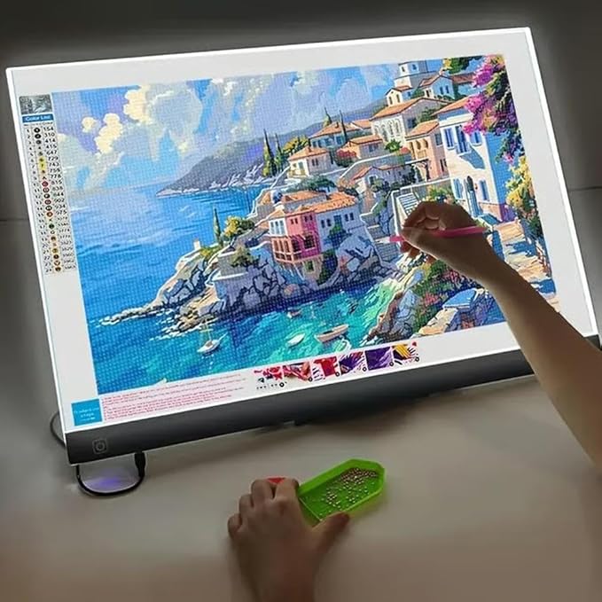 USB Light Box for Tracing, A3 A4 A5 LED Light Pad with Eye-Care & Anti-Flicker, Ultra-Thin Portable Tracing Light Board for Artists, Drawing, Crafts