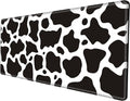 Gaming Mouse Pad 48x24 Desk Mat Giant Mousepad Large Desk Pad Cow Print Full Mouse Mat XXXL Computer Mat for Protector Desktop Wireless