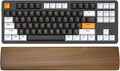 Walnut Wooden Wrist Rest for Mechanical Keyboard, Ergonomic Design for Wrist Pain Relief, Smooth No Odor and Easy to Clean, Support Wrist to Coding Typing and Playing (for 87 Key)